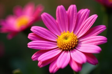 Obraz premium Close-up view of a Marguerite daisy, showcasing its texture and color , texture, bloom