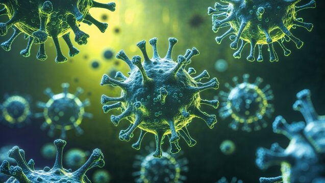 complex structure of a virus, focusing on its genome and characteristics as part of ongoing medical research efforts