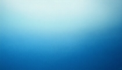 Obraz premium Light blue white color gradient background, smooth grainy texture effect, copy space