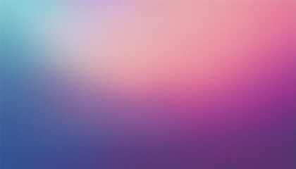 Obraz premium Pink pastel gradient background, purple blue grainy texture effect banner design
