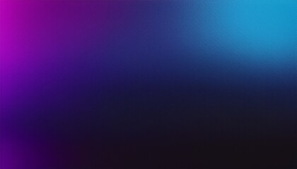 Fototapeta premium Purple blue black grainy gradient background grunge noise texture retro backdrop website header design