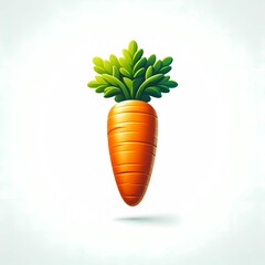 carrot icon on a white background