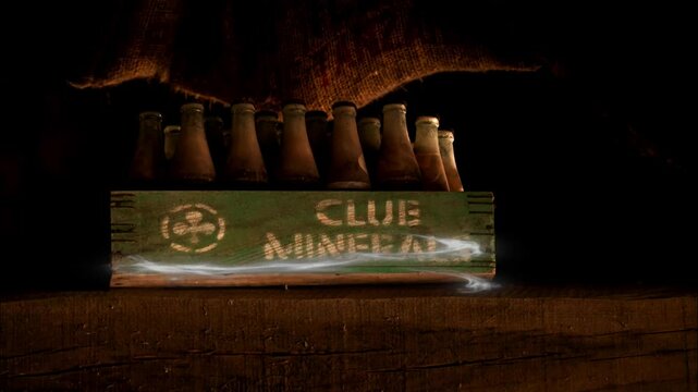 Animierte Kiste mit Getr&auml;nken