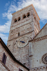 The Cathedral of Assisi, dedicated to San Rufino, is the main church in Assisi, Italy. Cathedral of San Rufino-majestic church in the Umbrian Romanesque style