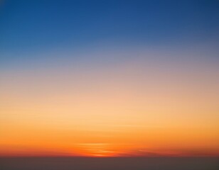 abstract gradient sunrise in the sky with cloud and blue mix orange natural background