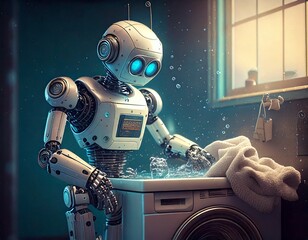 ロボット　家事　洗濯