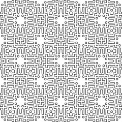 Repeat patterns.Abstract shapes from lines. Vector graphics for design, prints, decoration, cover, textile, digital wallpaper, web background, wrapping paper, clothing, fabric, packaging, cards.