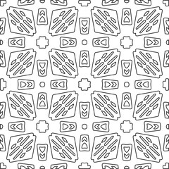 Repeat patterns.Abstract shapes from lines. Vector graphics for design, prints, decoration, cover, textile, digital wallpaper, web background, wrapping paper, clothing, fabric, packaging, cards.