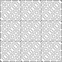 Repeat patterns.Abstract shapes from lines. Vector graphics for design, prints, decoration, cover, textile, digital wallpaper, web background, wrapping paper, clothing, fabric, packaging, cards.