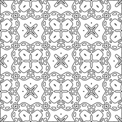 Repeat patterns.Abstract shapes from lines. Vector graphics for design, prints, decoration, cover, textile, digital wallpaper, web background, wrapping paper, clothing, fabric, packaging, cards.