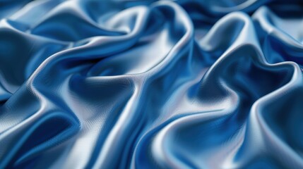 Obraz premium Close up of polyester fabric showing synthetic texture and breathable quality.