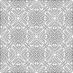 Repeat patterns.Abstract shapes from lines. Vector graphics for design, prints, decoration, cover, textile, digital wallpaper, web background, wrapping paper, clothing, fabric, packaging, cards.