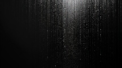 Digital Rain: Abstract Binary Code Background
