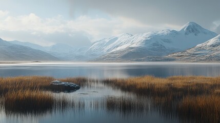 Tranquil Reflections in Serene Natural Landscapes