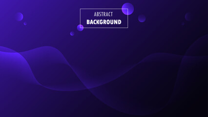 Futuristic technology and Banner concept, Vector illustration of dark abstract gradient background
