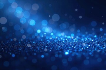 Abstract blue glitter, shimmering light bursts, vibrant highlights, blue, elegant