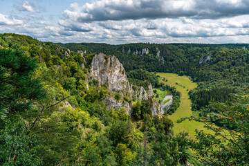 Danube Valley Splendor Discover the Scenic Beauty of Upper Swabia from Stiegelesfelsen Viewpoint