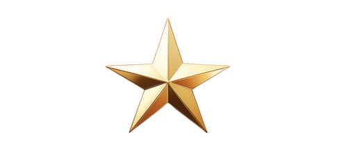 Obraz premium three-dimensional golden star on a soft pink background. highlighting its shiny surface and sharp points. suggesting themes of achievement. excellence. or celebration