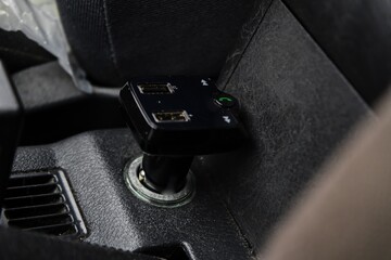 Dual USB Car Charger Adapter in Socket