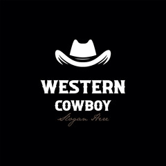 Cowboy Bandit Hat Texas Western Wild West Country Logo Design
