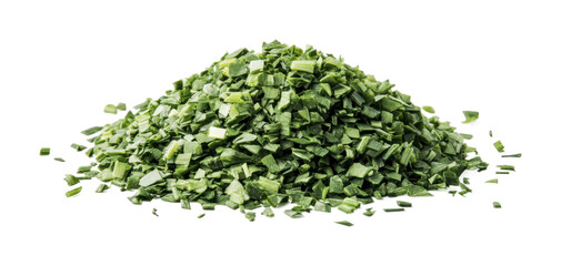 Naklejka premium Fresh chives for culinary delights providing flavor and aroma in savory dishes or garnishes for meals, cut out