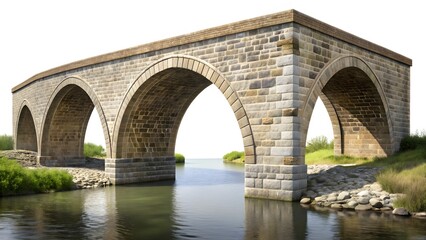 Fototapeta premium Stone Arch Bridge over Water