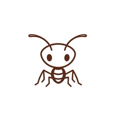 Minimalist Ant Line Art: A Simple, Elegant Design for Nature Lovers and Insect Enthusiasts.