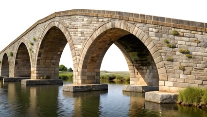 Fototapeta premium Stone Arch Bridge over Water