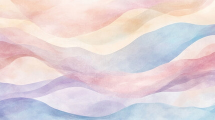  Flowing Abstract Design with Soft Pastel Colors Like Blush Pink, Lavender, and Sky Blue, Blending Seamlessly in a Marble-Like Effect.