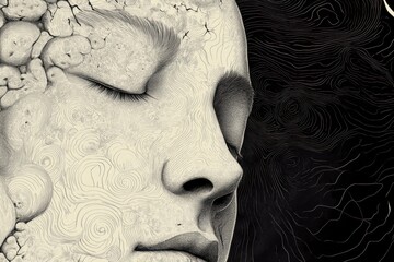 Minimalistic Representation of Lewy Body Dementia Concept
