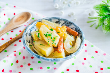 野菜とウインナーのコンソメ煮