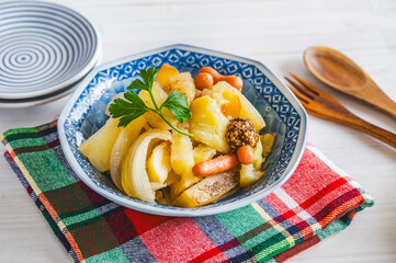 野菜とウインナーのコンソメ煮