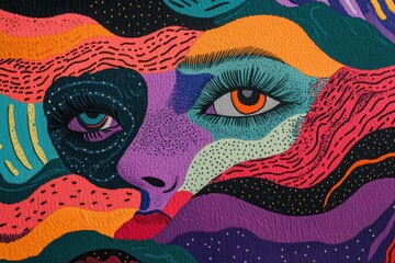 Minimalistic Visual Representation of LGBTQ Mental Health Issues