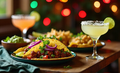 mexican food and margaritas 5 de mayo