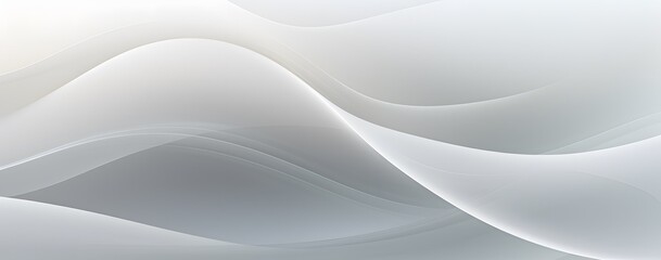Fototapeta premium Abstract wavy flowing background white shape. white and gray abstract wavy background