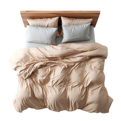 vantage and modern bedding isolated on white background