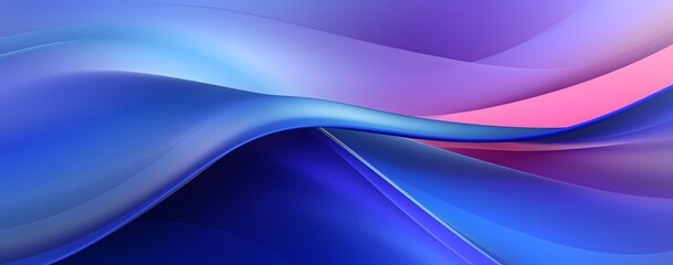 Fototapeta premium Bright blue and purple wave. Abstract background with blue and purple waves. stylized blue and purple background with wavy and curved lines