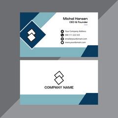 Double-sided creative business card template.