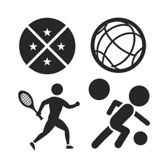 Fototapeta premium Basketball player silhouette icon vector illustration design for sports activity