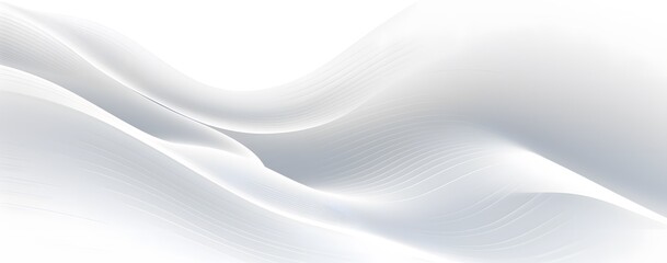 Obraz premium Abstract background with white waves. stylized white background with wavy and curved lines