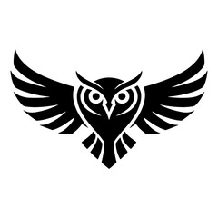 owl logo vector art 