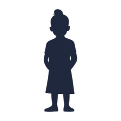Silhouette of child