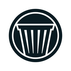 Trash can icon 