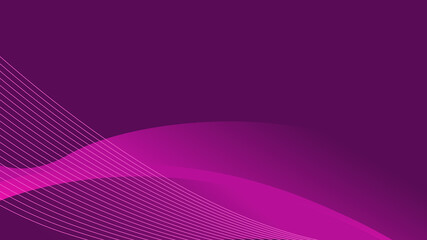 Abstract Purple and Pink Wave Background with Streamlined Flow