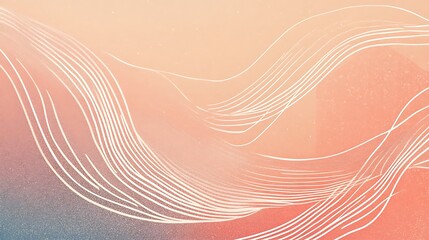 A subtle banner design with thin, elegant white lines weaving across a muted gradient background