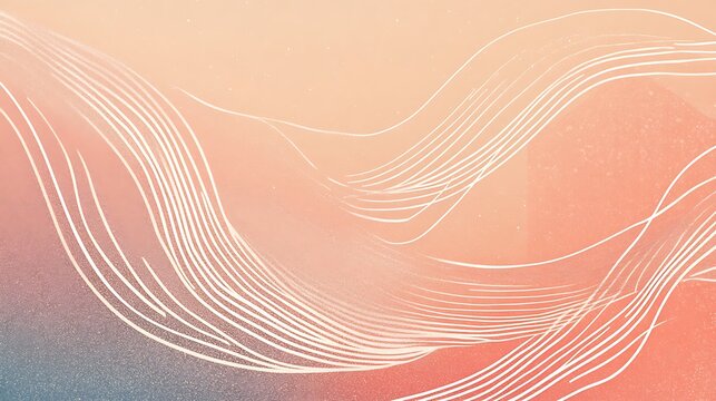 A subtle banner design with thin, elegant white lines weaving across a muted gradient background