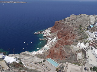  grecka wyspa wulkaniczna santorini ,santoryn