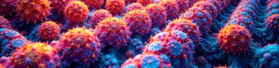 Fototapeta premium Fractal Pattern with Recurring Shapes in a Dynamic Composition, fractals, design