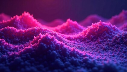 Dark, grainy pink & purple abstract; vibrant wave pattern , abstract art, noise