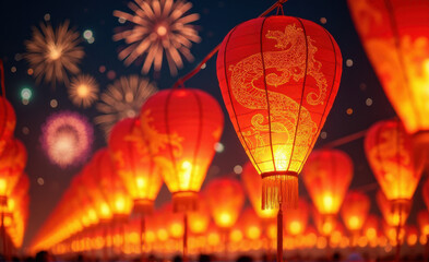 Obraz premium chinese lantern festival